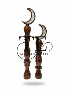 งานไม้ทำมือพระจันทร์เสี้ยวเดือนรอมฎอนของตกแต่งบ้านแบบอิสลามของตกแต่งโต๊ะแบบอีสเตอร์เครื่องประดับงานฝีมือ - Product Image 5