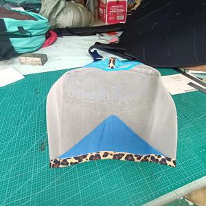 Máscara transpirable para moscas de caballos al aire libre con protección nasal de malla suave Protección UV Escudo solar de cara completa ligero para caballos calzones - Product Image 4