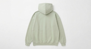 Sweat à capuche oversize 100 % coton pour homme, en molleton tricoté respirant avec poche, style streetwear pour l'automne - Product Image 3
