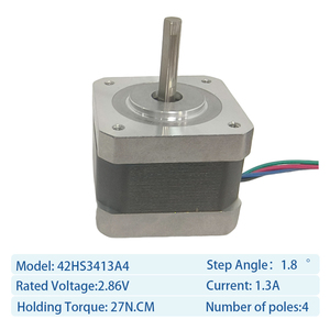 Motor paso a paso 42HS3413A4 2,85 V <span class=keywords><strong>34mm</strong></span> de longitud <span class=keywords><strong>Nema</strong></span> <span class=keywords><strong>17</strong></span> Motor paso a paso para extrusora de impresora 3D 4 Plomo - Product Image 2
