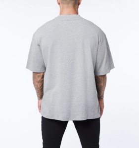 เสื้อยืดผู้ชายไซส์ใหญ่พิเศษพิมพ์ลายแขนสั้นผ้าฝ้ายโพลีเอสเตอร์พิมพ์ซับลิเมชันแบบเรียบไซส์ใหญ่พิเศษ - Product Image 6