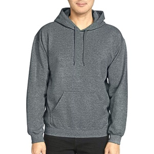 Sweat à capuche zippé en molleton 100 % coton uni pour jeunes, style streetwear, décontracté, hiver, impression numérique, respirant - Product Image 1