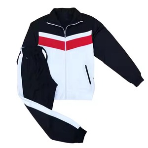Custom Wholesale <b>Plain</b> Workout Sweat Suit professional track suit High Quality <b>Tracksuit</b> Streetwear Men's Sweat suit - Product Image 1