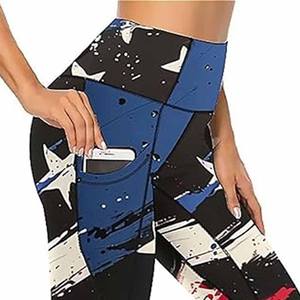 เลกกิ้งรัดรูปเอวสูงสำหรับผู้หญิงเลกกิ้งออกกำลังกายผ้าฝ้าย100% ใส่สบายใส่เล่นกีฬาวิ่งเล่นฟิตเนส - Product Image 2