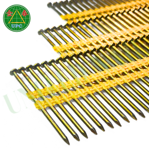 Clous de pistolet à tête à damier à tige d'anneau en acier clous d'encadrement avec tige lisse recommandés par les experts clous en bande de plastique du Vietnam - Product Image 6