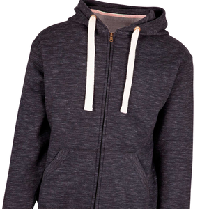 Sudadera con Capucha y Cremallera Gris Oscuro Unisex, Sudadera con Capucha de Forro Polar de Algodón con Cremallera Completa, Ropa Casual de Invierno, Tejido Suave, Corte Regular, Venta al por Mayor - Product Image 2