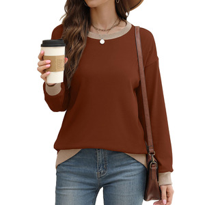 Sweat-shirt en molleton décontracté surdimensionné pour femme, respirant, séchage rapide, streetwear, uni, manches longues, coupe ample, avec capuche - Product Image 1