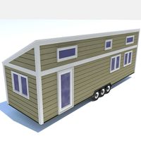 Maison mobile compacte à vendre, structure en acier, installation rapide, garantie 5 ans, taille et couleur personnalisables, chambre, entrepôt, villa