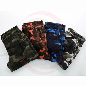 Short Cargo solide de haute qualité conçu sur mesure pour hommes taille élastique pantalon de travail tactique Camo fabriqué au Pakistan Options de marque - Product Image 6