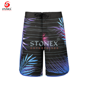 Personalizado 100% puro algodón hombres verano Athleisure cordón pantalones cortos Casual patrón bolsillos - Product Image 4