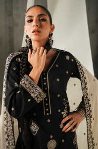 2025 qualité supérieure indien pakistanais femmes 3 pièces lin Shalwar Kameez costumes pour la fête décontracté léger toutes les saisons - Product Image 5