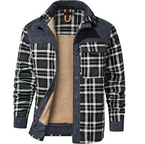 Dernier modèle 2026, services OEM, vestes à carreaux personnalisées, chasse, randonnée, patchwork, tendance, imperméables, respirantes - Product Image 5