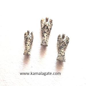 Pierre de Cristal Aventurine Jaune Naturelle de 2 Pouces Style Ange Chakra Agate Sculptée Pierre Semi-Précieuse Pierre Artisanat pour - Product Image 3