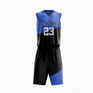 Conjuntos de Uniformes Deportivos de Baloncesto Atlético para Hombre, Verano, 100% Poliéster, Secado Rápido, Nombre del Equipo Personalizado - Product Image 3