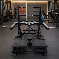 Machine à Squat à Charge Libre Professionnelle Robuste pour Entraînement de Force des Jambes en Salle de Sport