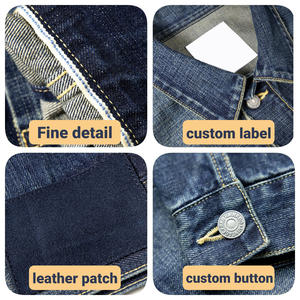 Poches polyvalentes Manteaux en jean style urbain pour hommes Nouveau printemps Boutonné Surdimensionné Bleu Vestes en jean à capuche pour homme - Product Image 3