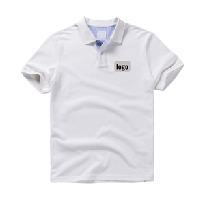 เสื้อโปโลสำหรับผู้ชายเสื้อคอตตอนผสมแขนสั้นระบายอากาศได้ดีป้องกันการหดตัวผลิตจากโรงงานในเวียดนาม - Product Image 1