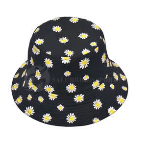 Hot Sale <b>Cheap</b> Price High Quality 100% Cotton Hip Hop Beach <b>Bucket</b> <b>Hats</b> Custom Logo Printed for Fishing Daily Use Sun Protection - Product Image 5