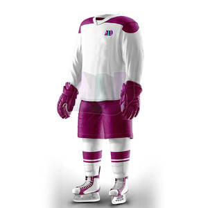 Uniforme de Hockey sobre Hielo con el Mejor Precio y Servicio OEM, 100% Poliéster Transpirable que Absorbe la Humedad, Costuras Reforzadas para Mayor Durabilidad - Product Image 3