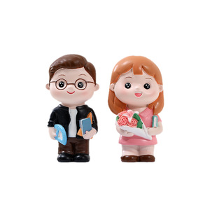 Cute Doctor's Day <b>Gift</b> Doctor Figurine Ornament White Coated <b>Angel</b> Birthday Cake Baking Decoration Crafts - Product Image 2