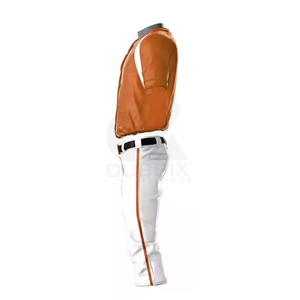 Uniforme de Béisbol Personalizado para Hombre, 100% Poliéster Antibacterial, de Alta Calidad y Bajo MOQ, con Logotipo Personalizado y Talla Personalizada - Product Image 6