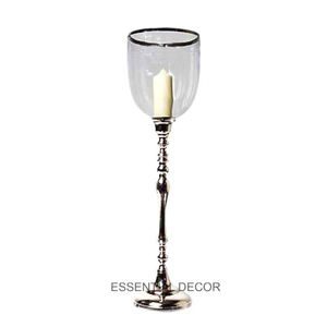 Nuevo DISEÑO DE ALUMINIO T Light Candle Holder Set de 3 con Crystal Votive Indoor & Outdoor Party Decorado Portavelas hecho a mano - Product Image 6