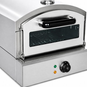 Commercial Electric Pizza Oven 2kW Countertop Stainless Steel for Western Restaurant Bistro Kitchen - Product Image 1