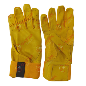 Guantes de bateo de béisbol ligeros de protección de manos de cuero personalizados Guantes de bateo de béisbol resistentes y duraderos - Product Image 1