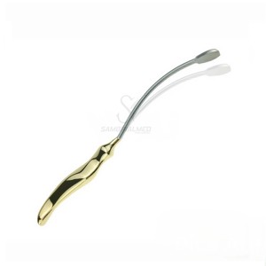 Lame ronde demi incurvée de dissecteur d'ascenseur d'endofront/cuir chevelu de qualité supérieure SHAPER, largeur 7mm, longueur 26cm avec poignée Ergo rigide - Product Image 3