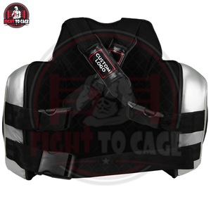 FIGHT to CAGE GEARS Protège-poitrine de boxe, rembourrage haute densité durable, équipement d'entraînement entièrement personnalisé en PVC, pour l'hiver - Product Image 2