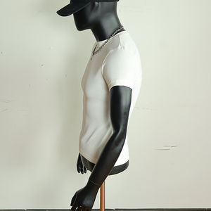 Camisetas Personalizadas de Verano con Dobladillo Curvo, de Poliéster y Algodón, Deportivas, Transpirables, con Logotipo Personalizado, para Gimnasio, para Hombre - Product Image 5