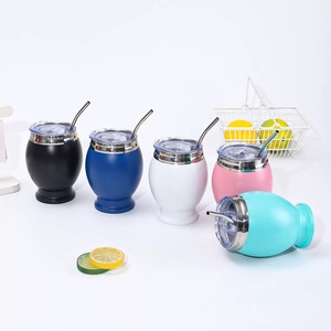 Taza de Mate Argentina de Acero Inoxidable de Doble Pared de 12oz, Vaso Térmico Portátil Moderno y Sencillo, Ideal para Regalo, ¡Venta Caliente! - Product Image 2