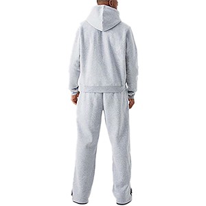 Ropa deportiva de invierno de talla grande de alta calidad para hombre, chándal de lana transpirable, conjuntos de Jogger de manga raglán, chándal con logotipo impreso - Product Image 6