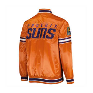 Chaquetas Bomber Unisex de Satén de Seda 100% Estilo Nuevo, Chaqueta Bomber de Satén Informal de Invierno para Hombre a la Moda al por Mayor - Product Image 5