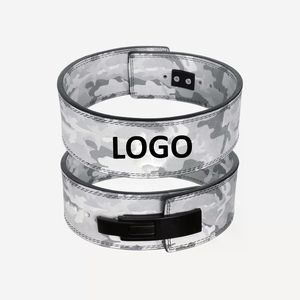 เข็มขัดยกน้ำหนักแบบมีตัวล็อค Raulam International Power Lifting Gym  รองรับหลัง  สำหรับฟิตเนส เพาะกาย  ทำจากหนังวัว ระบายอากาศได้ดี ไม่ลื่น - Product Image 1