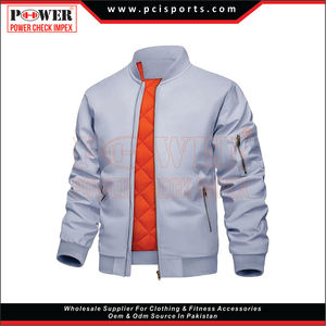 แจ็คเก็ตบอมเบอร์กันน้ำน้ำหนักเบามีซิปครึ่งแบบสวมหัว - Product Image 5