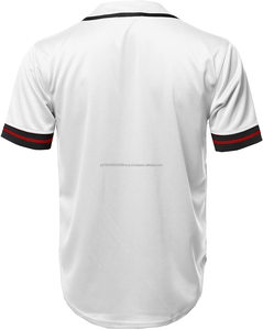 OEM Short Sleeve Baseball Jerseys T-<b>Shirt</b> Cheap Polyester Softball Uniforms Embroidery Button-Down Crew Neck <b>Printed</b> Sportswear - Product Image 4