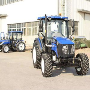 Para tractor de cabina 50HP 4WD A/C con cubo 4 en 1 (elevador de cargador frontal de 800kg) Bomba y caja de cambios uso agrícola IOT ecológico - Product Image 1