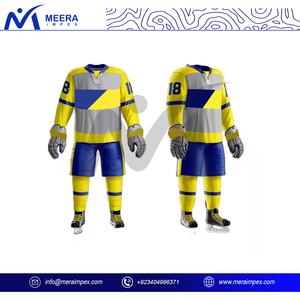 Ensemble d'uniformes de hockey sur glace pour hommes de qualité supérieure pantalon de maillot d'équipe personnalisable vêtements de sport respirants à séchage rapide pour les événements de la ligue de clubs - Product Image 3