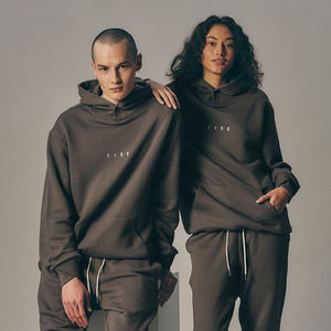 Sudaderas con capucha cálidas para Unisex Material rico en algodón 320 GSM Tela de punto Patrón liso Impresión digital OEM ODM Suministro a granel Bangladesh - Product Image 4