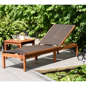 Chaises longues pliantes en bois massif modernes pour l'utilisation en bord de piscine, hôtel et villa, fabriquées en Java central, Indonésie - Product Image 4