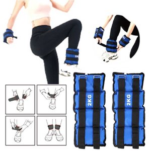 * OUTLET * 2 pz 2kg pesi da polso e caviglia con chiusura in Velcro-casa e giardino/sport e tempo libero - Product Image 2