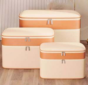 Organisateur de sacs double couche non tissé, utilisé pour ranger les vêtements, les édredons, matériau imperméable pliable, grande capacité, sac de déménagement - Product Image 4