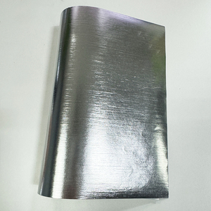 Feuille d'aluminium argentée, papier métallique auto-adhésif pour étiquettes d'emballage or et argent - Product Image 2