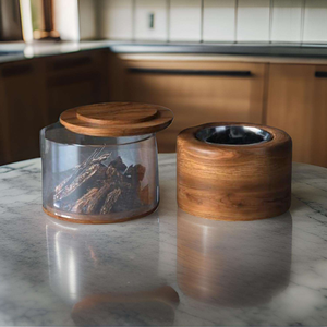 Quemador de Bakhoor Tradicional de Lujo, Mabkhara de Madera y Acrílico - Product Image 1