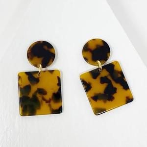 Best Quality Multicolour <b>Resin</b> Hoop <b>Earrings</b> for Women HF CRAFTS Drop <b>Resin</b> Jewelry for Party Wedding Use - Product Image 4