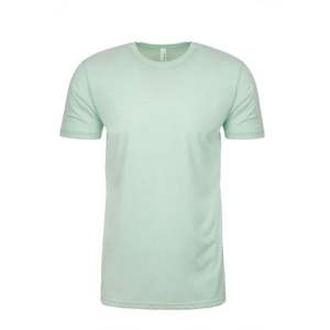 T-shirt ras du cou pour homme-grand t-shirt vert menthe/50% Polyester 25% coton peigné 25% rayonne t-shirts - Product Image 3