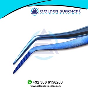 Pinzas dentales de doble curva, pinzas dentales médicas de ortodoncia chapadas en titanio, proveedor mayorista - Product Image 5