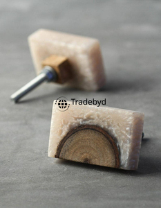 Tiradores de cajón de resina minimalistas modernos, tiradores de muebles ecológicos duraderos hechos a mano para cocina, baño, armario - Product Image 3