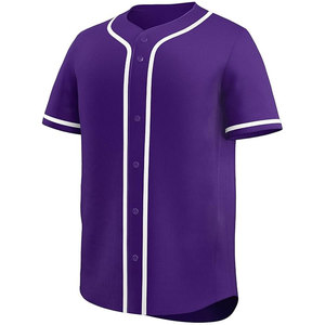 เสื้อเจอร์ซีย์เบสบอลคอผ้าโพลีเอสเตอร์ระบายอากาศได้ดี - Product Image 2